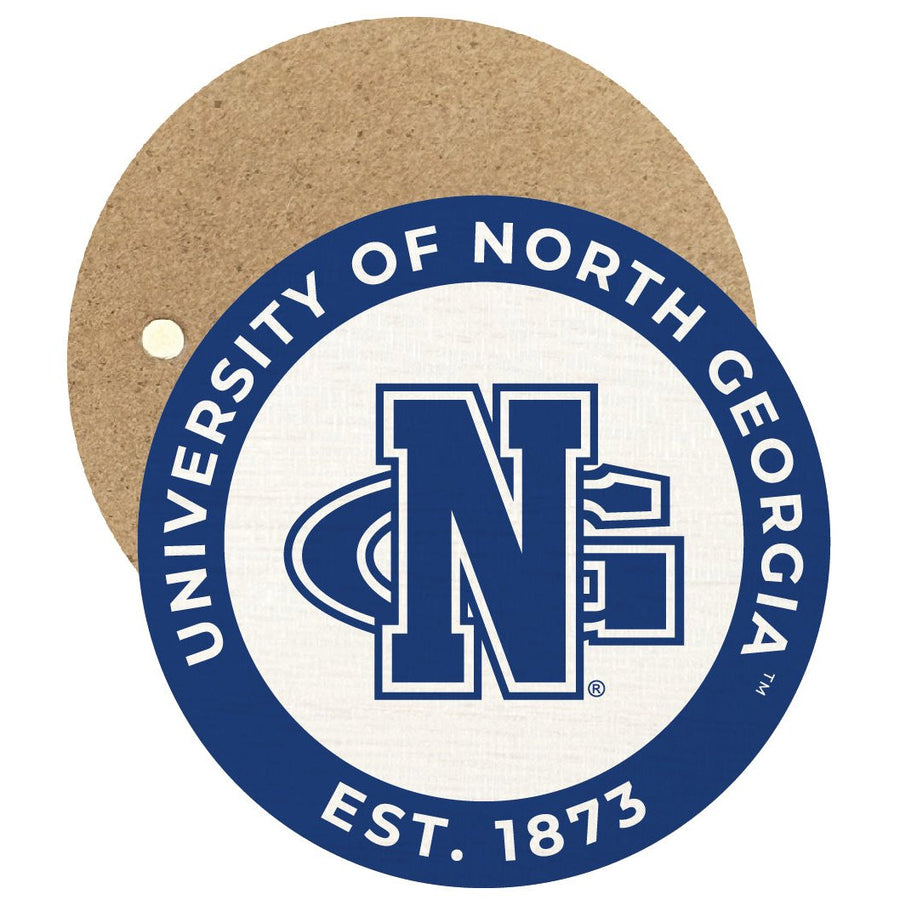 North Georgia Nighhawks Round Wooden 2.5" Fridge Magnet Officially Licensed Collegiate Product Image 1