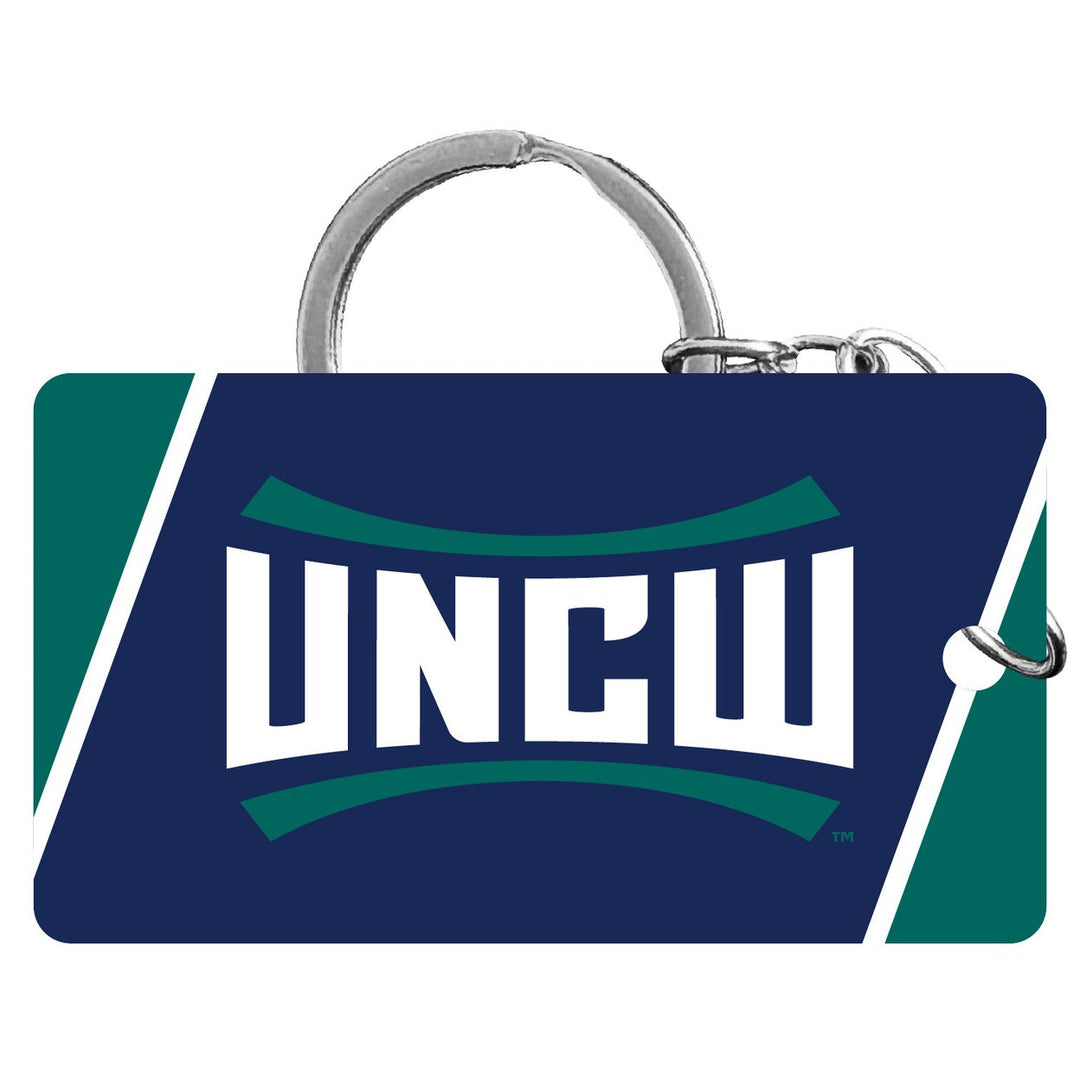 North Carolina Wilmington Seahawks Acrylic Keychain 1.5" x 2.75" Officially Licensed Collegiate Product Image 1