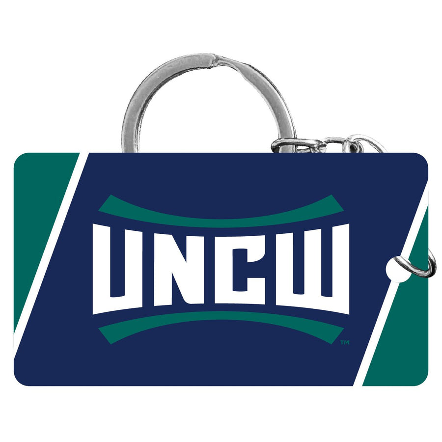 North Carolina Wilmington Seahawks Acrylic Keychain 1.5" x 2.75" Officially Licensed Collegiate Product Image 1