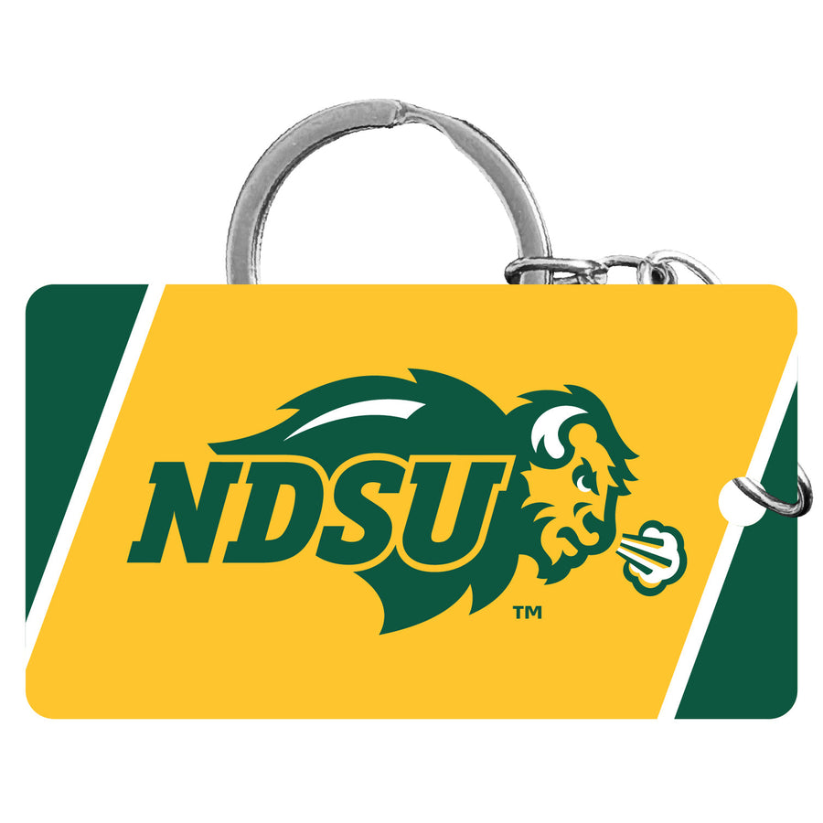 North Dakota State Bison Acrylic Keychain 1.5" x 2.75" Officially Licensed Collegiate Product Image 1