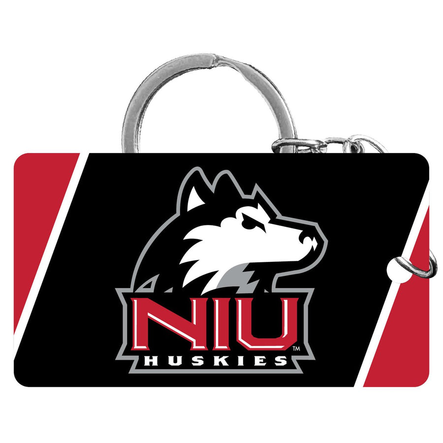 Northern Illinois Huskies Acrylic Keychain 1.5" x 2.75" Officially Licensed Collegiate Product Image 1