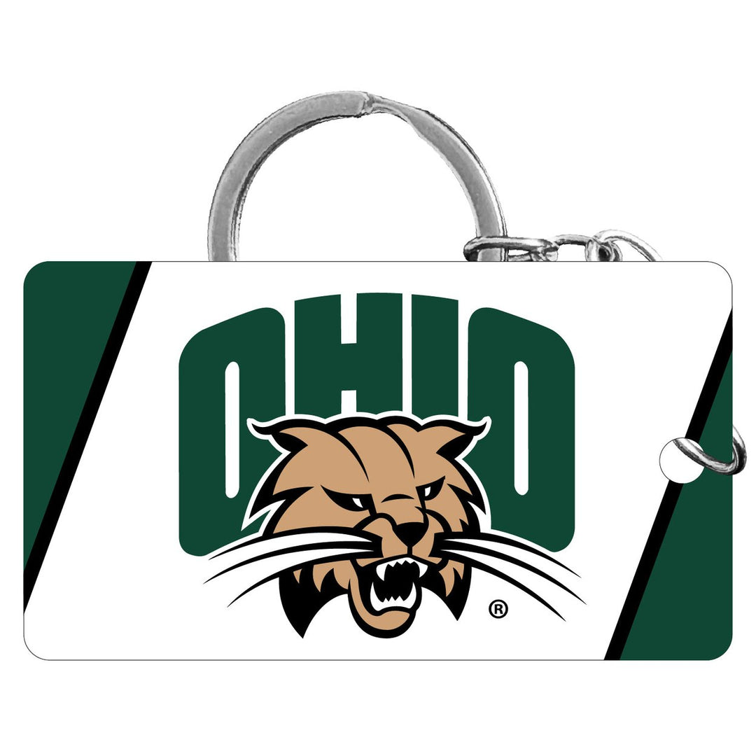 Ohio University Acrylic Keychain 1.5" x 2.75" Officially Licensed Collegiate Product Image 1