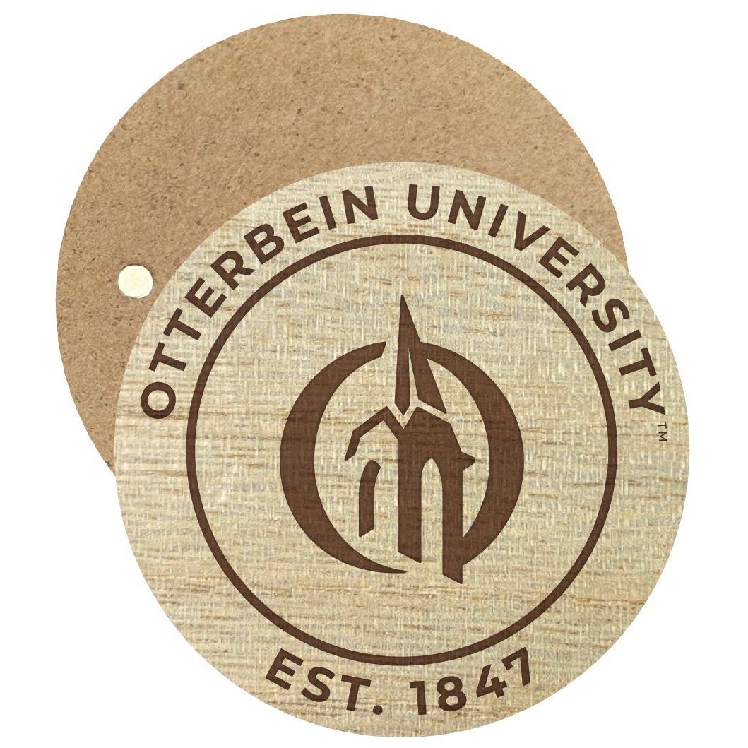 Otterbein University Engraved Round Wooden 2.5" Fridge Magnet Officially Licensed Collegiate Product Image 1