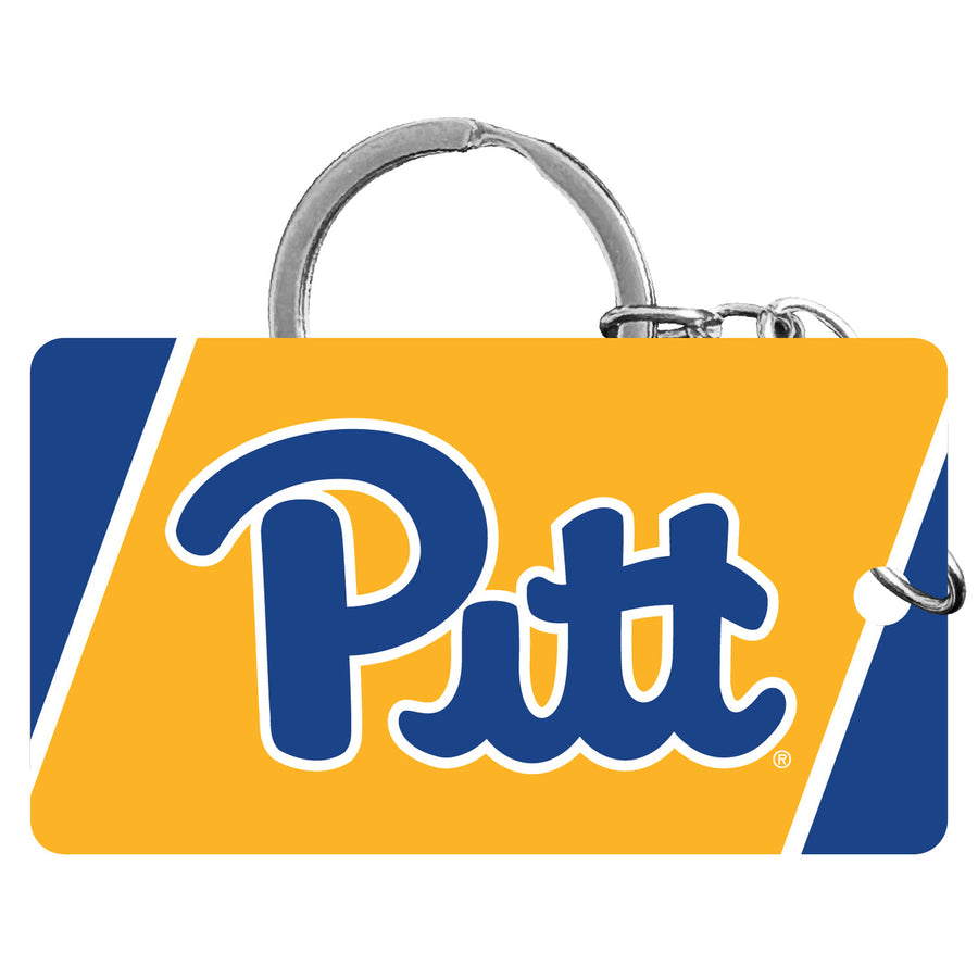 Pittsburgh Panthers Acrylic Keychain 1.5" x 2.75" Officially Licensed Collegiate Product Image 1