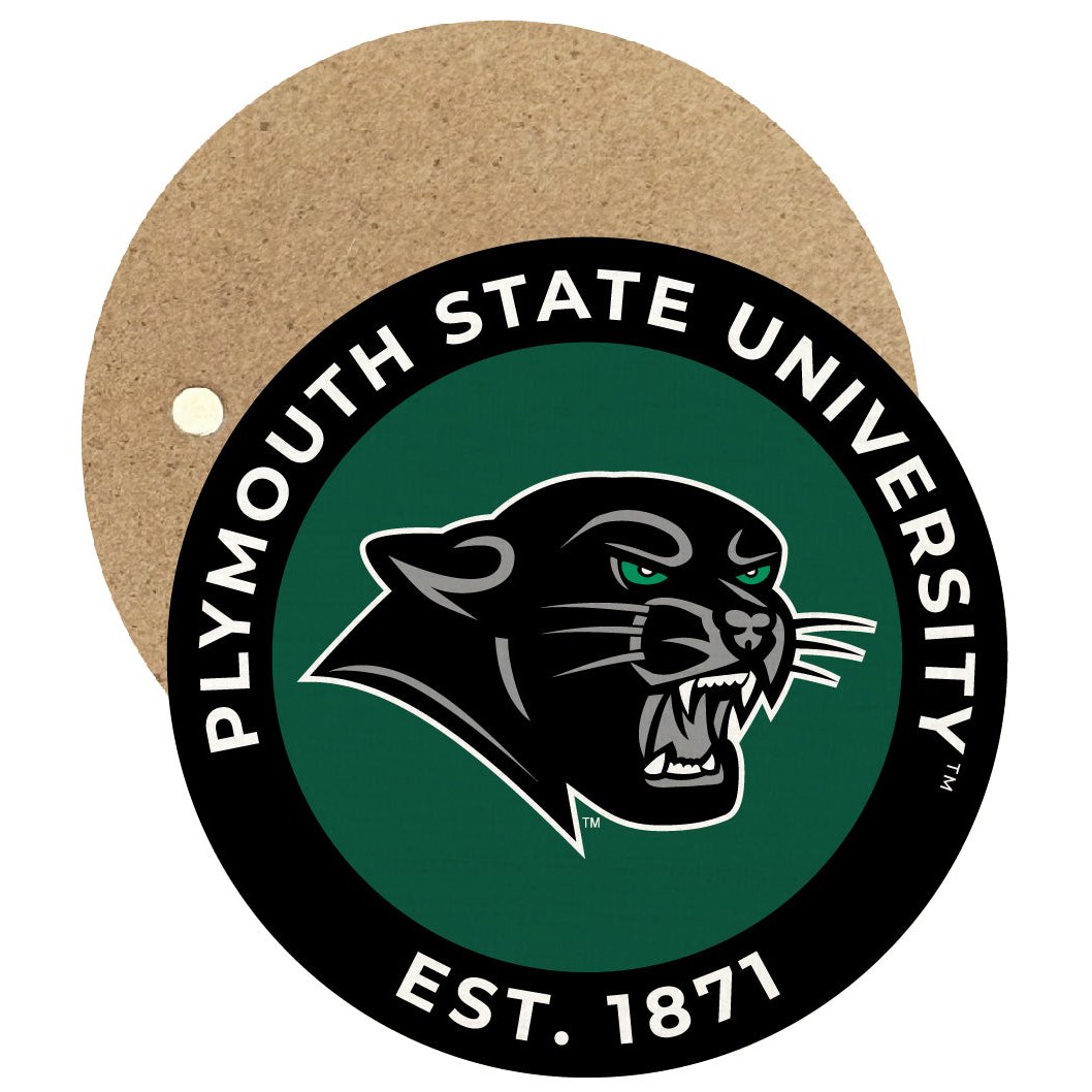 Plymouth State University Round Wooden 2.5" Fridge Magnet Officially Licensed Collegiate Product Image 1