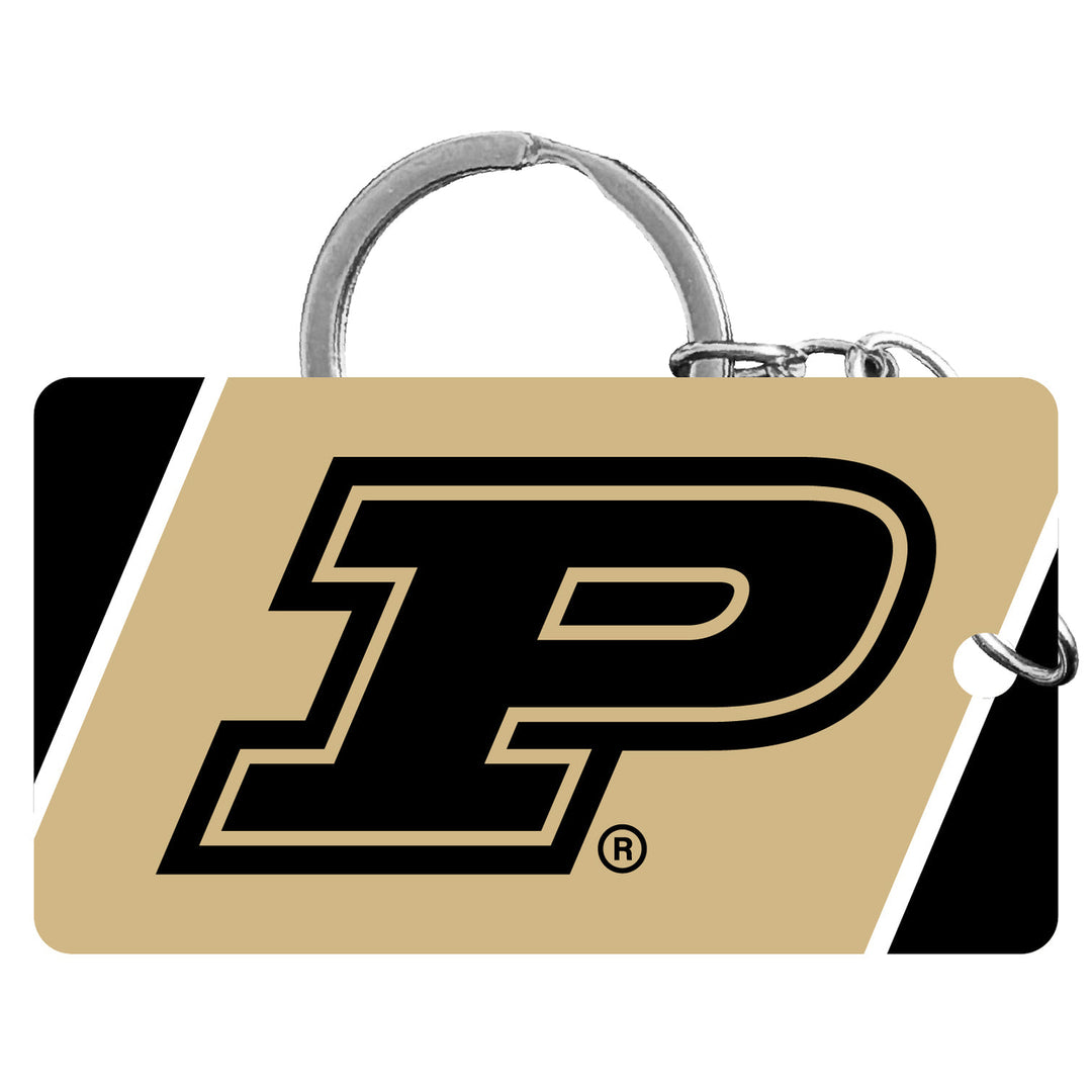 Purdue Boilermakers Acrylic Keychain 1.5" x 2.75" Officially Licensed Collegiate Product Image 1