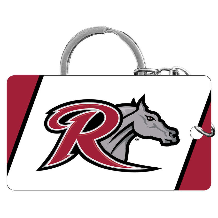 Rider University Broncs Acrylic Keychain 1.5" x 2.75" Officially Licensed Collegiate Product Image 1