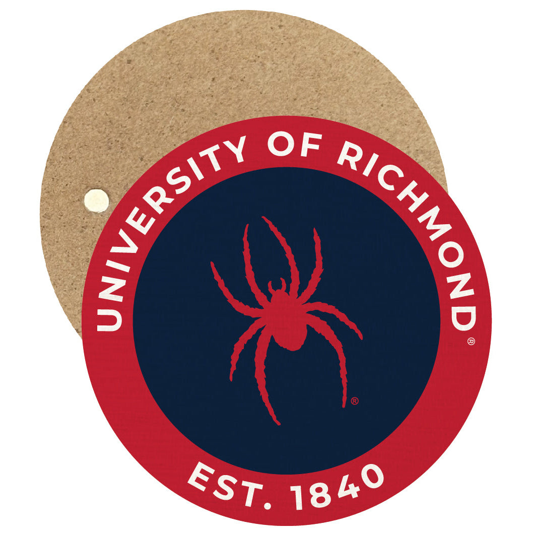 Richmond Spiders Round Wooden 2.5" Fridge Magnet Officially Licensed Collegiate Product Image 1