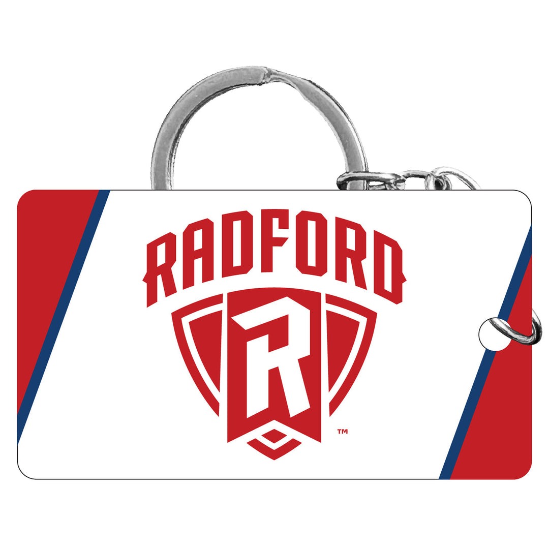 Radford University Highlanders Acrylic Keychain 1.5" x 2.75" Officially Licensed Collegiate Product Image 1