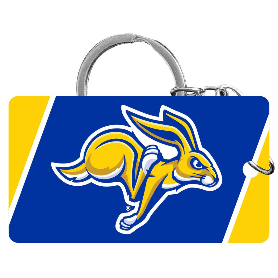 South Dakota State Jackrabbits Acrylic Keychain 1.5" x 2.75" Officially Licensed Collegiate Product Image 1