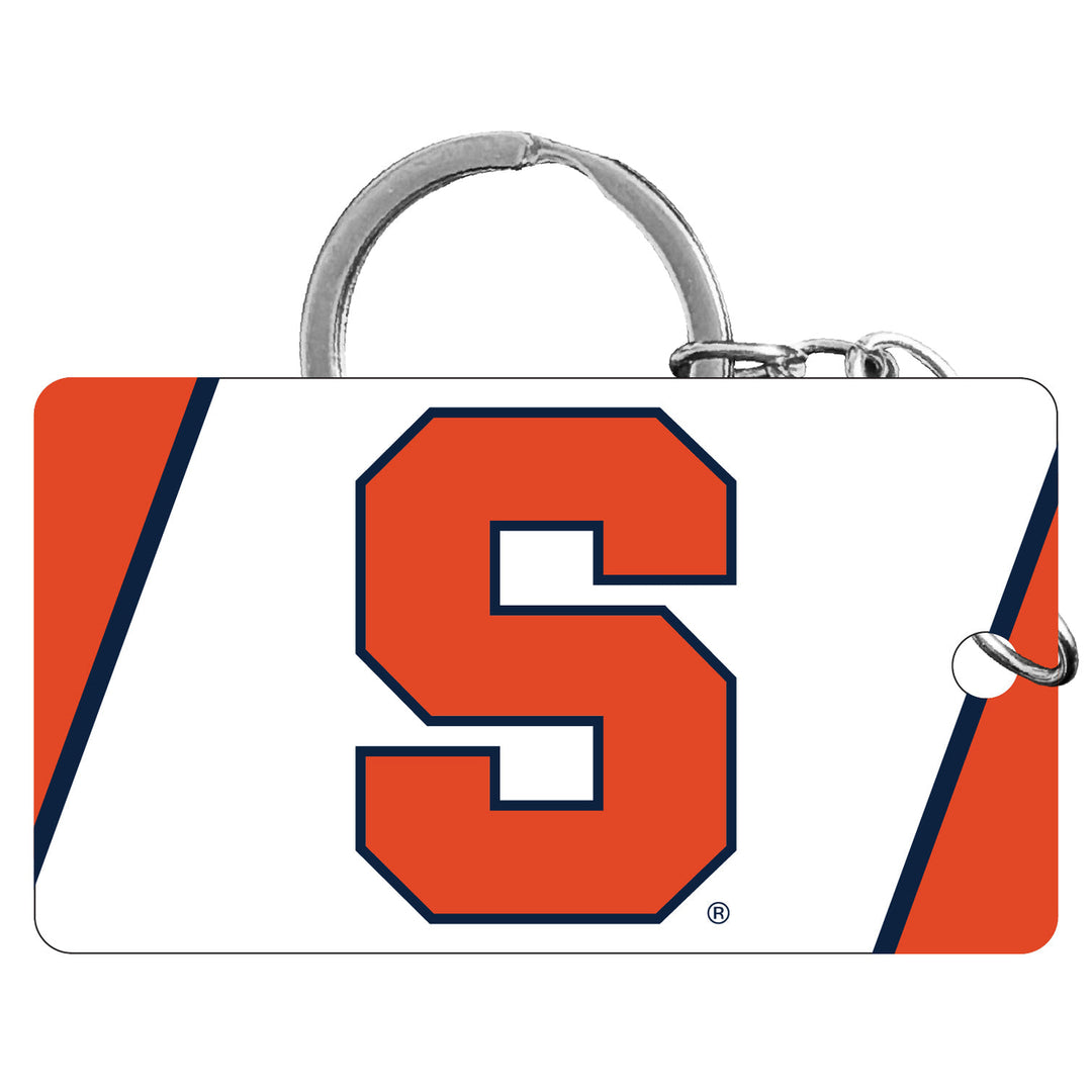 Syracuse Orange Acrylic Keychain 1.5" x 2.75" Officially Licensed Collegiate Product Image 1