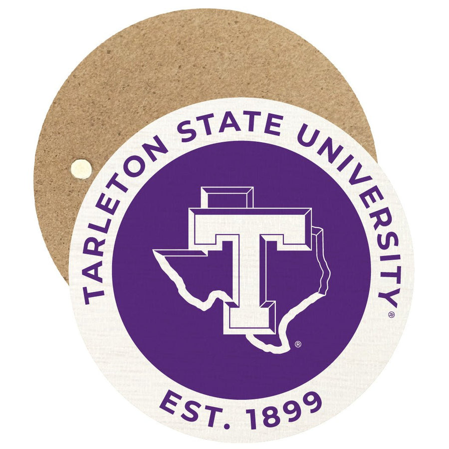 Tarleton State University Round Wooden 2.5" Fridge Magnet Officially Licensed Collegiate Product Image 1