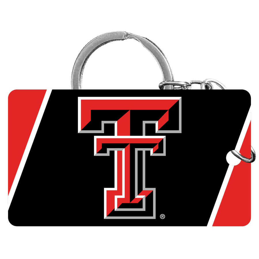 Texas Tech Red Raiders Acrylic Keychain 1.5" x 2.75" Officially Licensed Collegiate Product Image 1