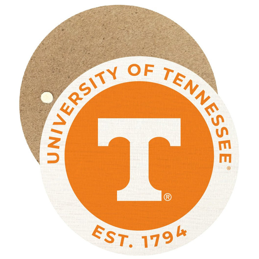 Tennessee Knoxville Volunteers Round Wooden 2.5" Fridge Magnet Officially Licensed Collegiate Product Image 1