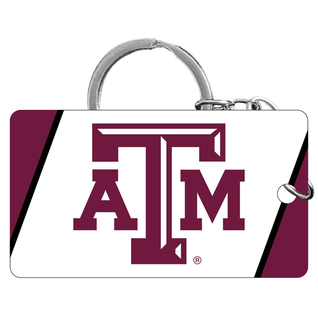 Texas AandM Aggies Acrylic Keychain 1.5" x 2.75" Officially Licensed Collegiate Product Image 1