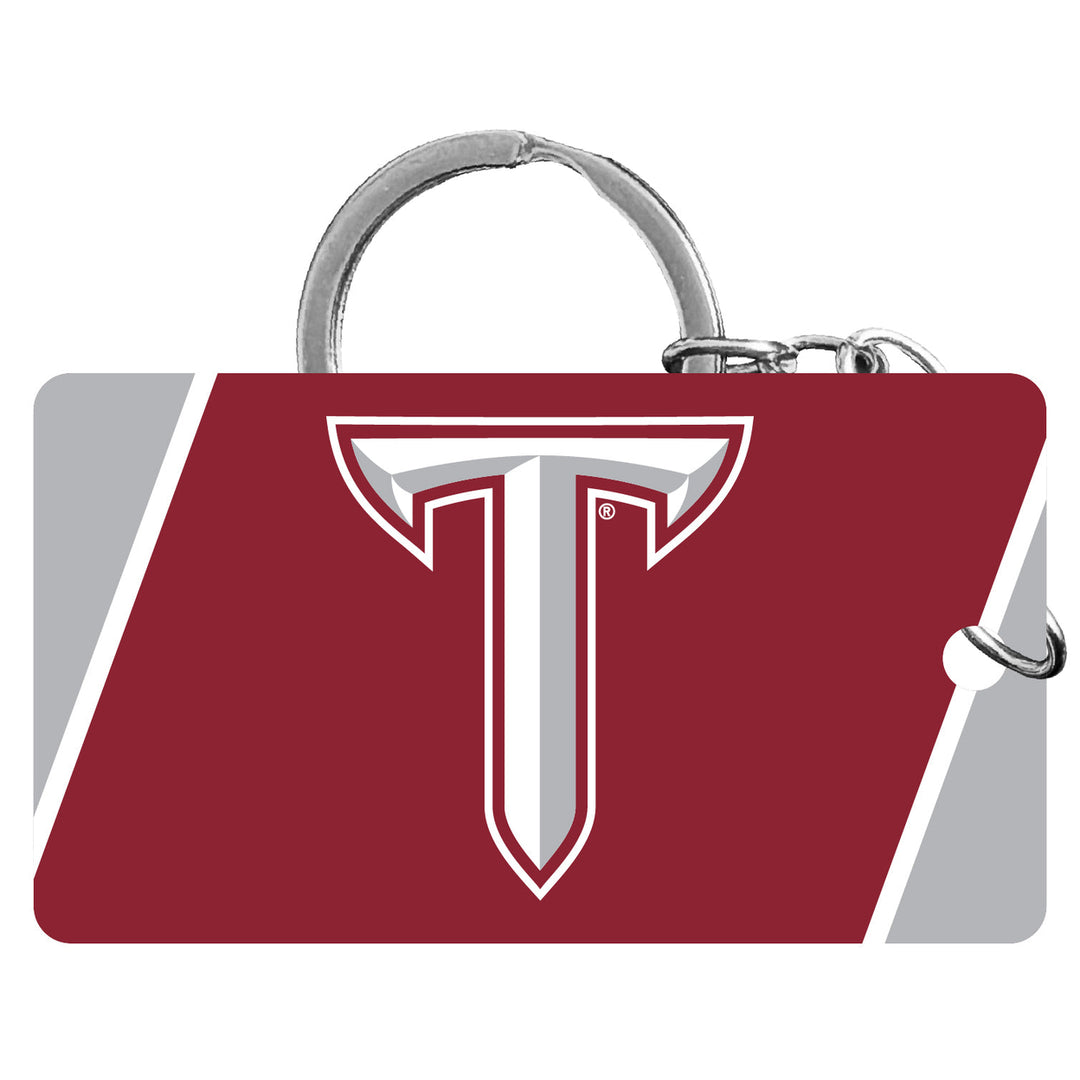 Troy University Acrylic Keychain 1.5" x 2.75" Officially Licensed Collegiate Product Image 1