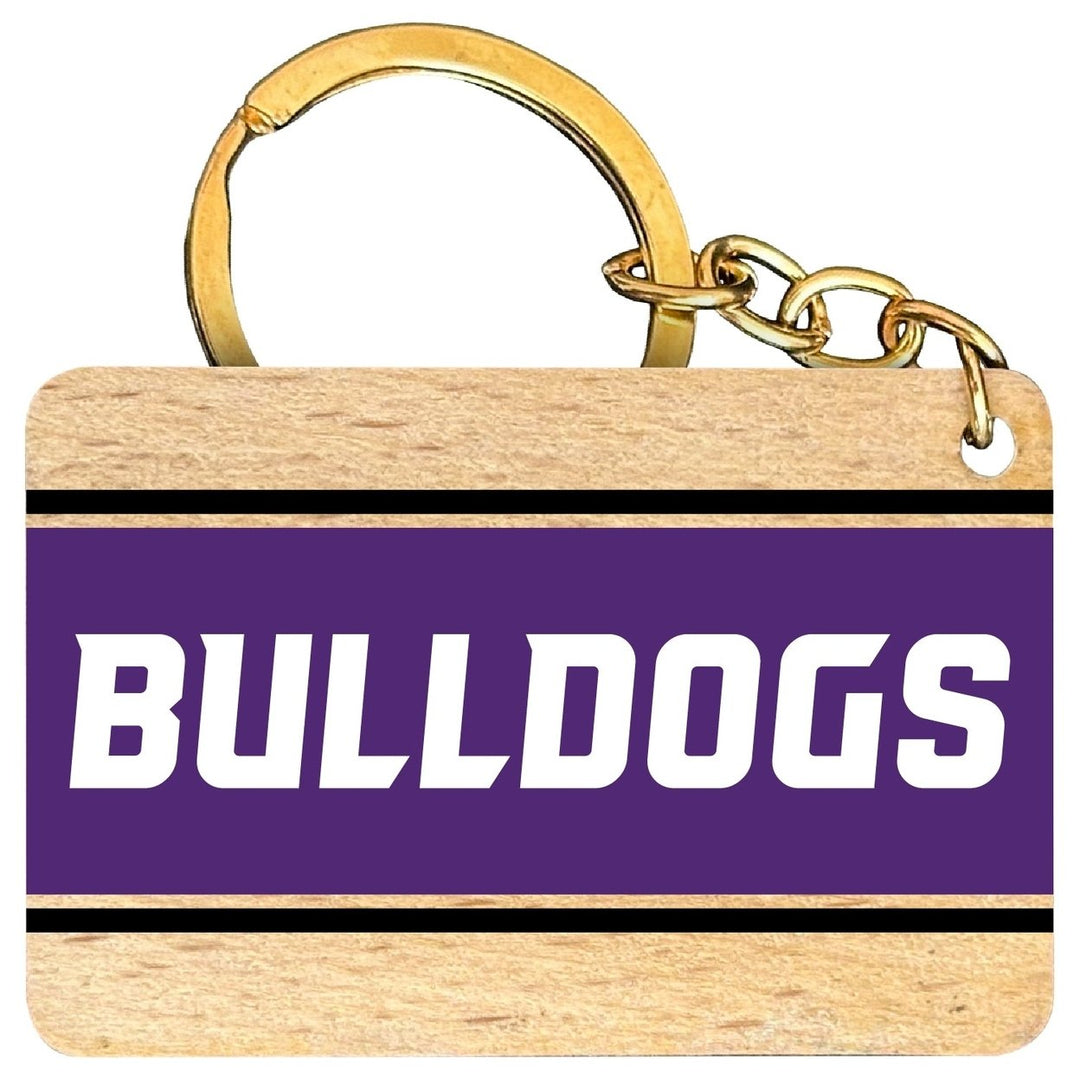 Truman State University Flat Wood Keychain 1.5" x 2.5" Officially Licensed Collegiate Product Image 1