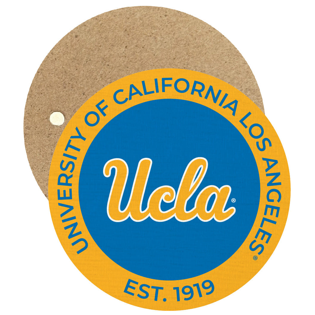 UCLA Bruins Round Wooden 2.5" Fridge Magnet Officially Licensed Collegiate Product Image 1