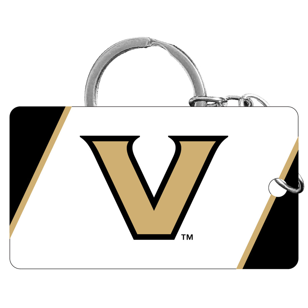 Vanderbilt University Acrylic Keychain 1.5" x 2.75" Officially Licensed Collegiate Product Image 1