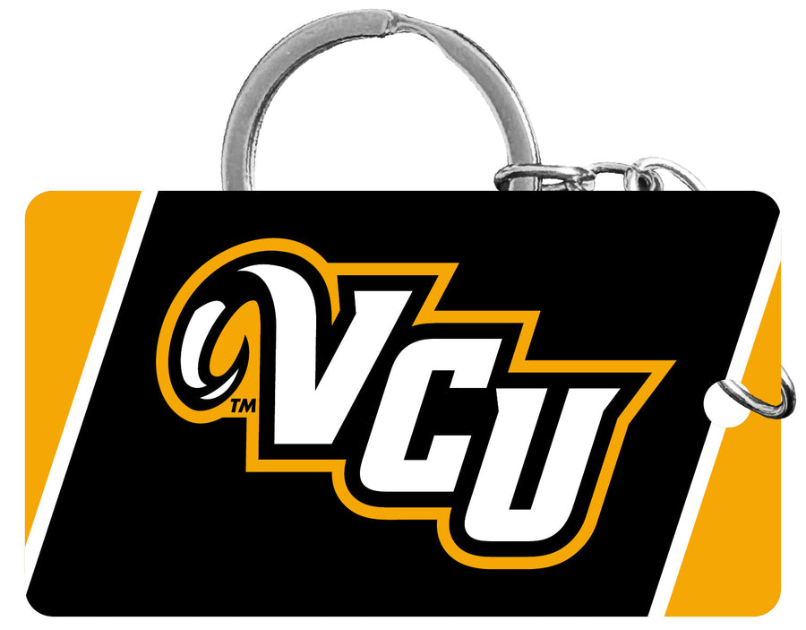 Virginia Commonwealth Acrylic Keychain 1.5" x 2.75" Officially Licensed Collegiate Product Image 1