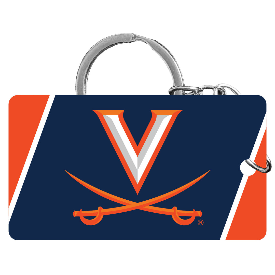 Virginia Cavaliers Acrylic Keychain 1.5" x 2.75" Officially Licensed Collegiate Product Image 1