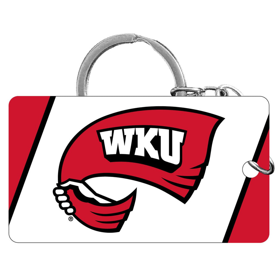 Western Kentucky Hilltoppers Acrylic Keychain 1.5" x 2.75" Officially Licensed Collegiate Product Image 1