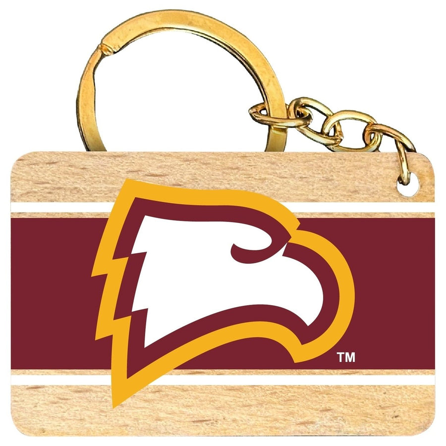 Winthrop University Flat Wood Keychain 1.5" x 2.5" Officially Licensed Collegiate Product Image 1