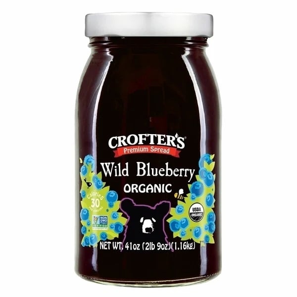 Crofters Organic Wild Blueberry Spread 41 Ounce Image 1