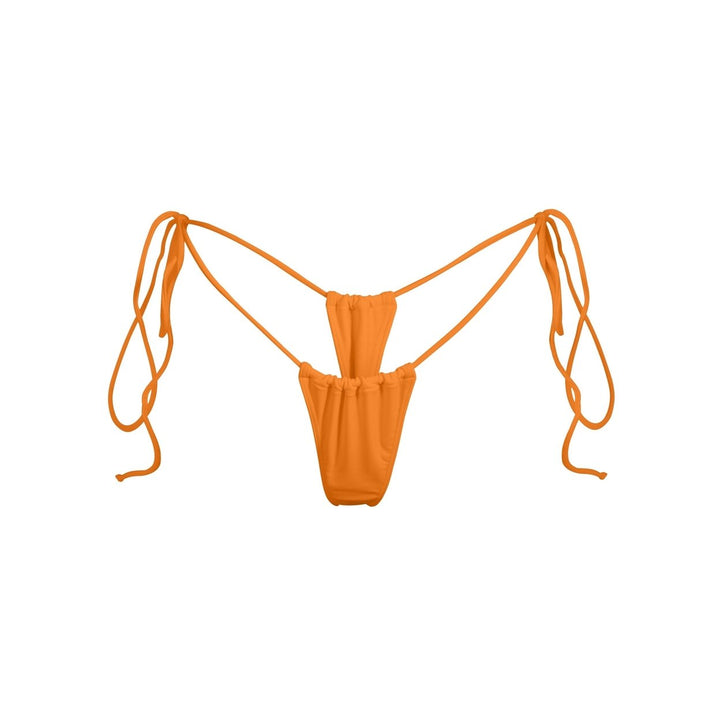 Sanctuary Tassel Thong Bikini Bottom Mexican Sunset Orange Size Small Image 4