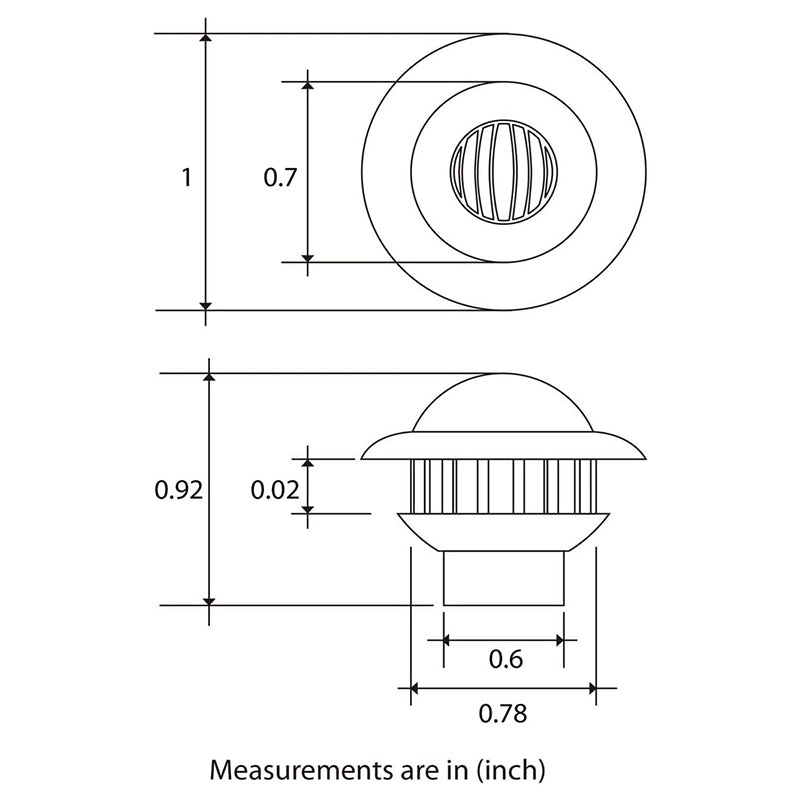 12V LED Courtesy Lighting Blue IP65 Landscape Fixture Recessed Mount Pack of 10 Image 4