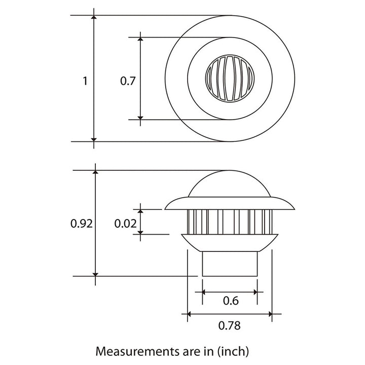 12V LED Courtesy Lighting Blue IP65 Landscape Fixture Recessed Mount Pack of 10 Image 4