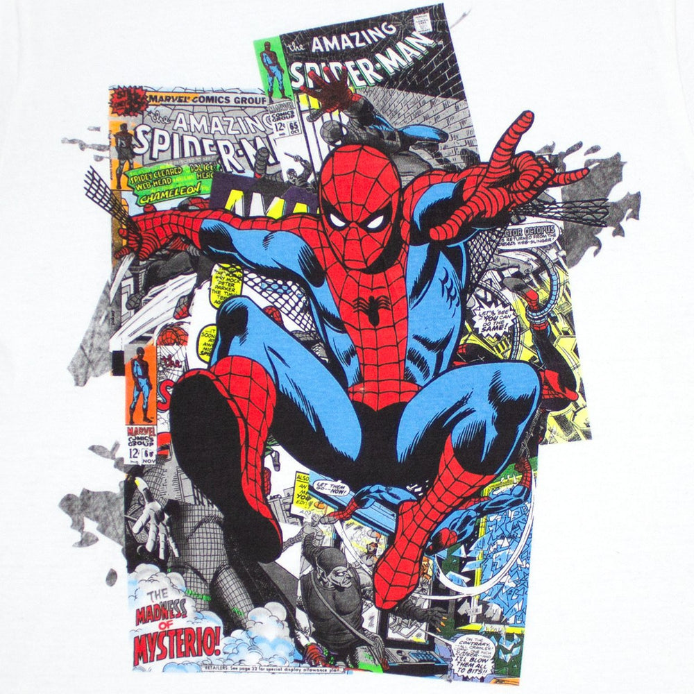 The Amazing Spider-Man Vintage Collage T-Shirt Image 2