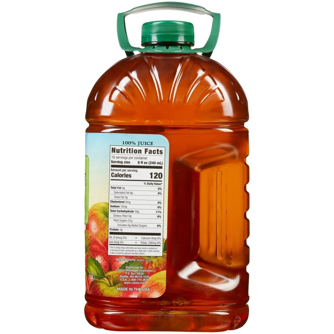 Kirkland Signature Apple Juice 128 Fluid Ounce (Pack of 2) Image 2