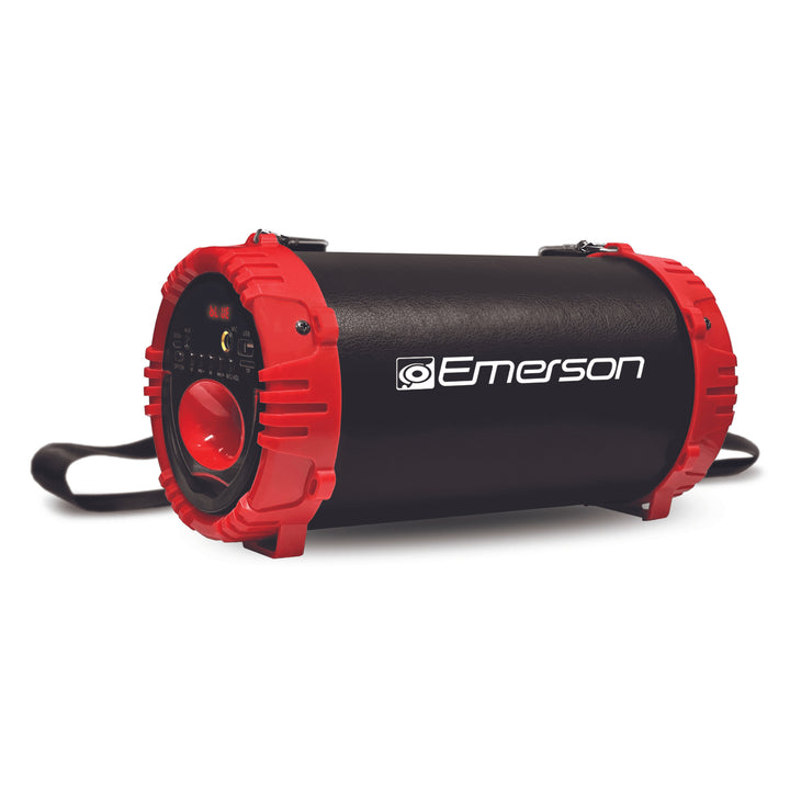 Emerson Portable Bluetooth Speaker LED Lighting EAS-3001 Carrying Strap Red Image 4