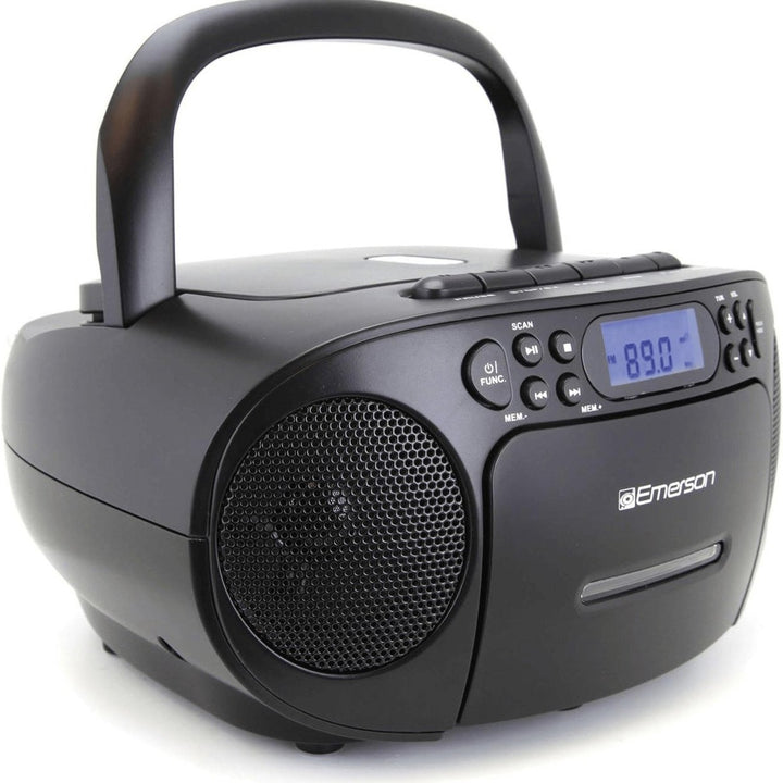 Emerson EPB-3003 Portable CD Cassette Boombox AM/FM Radio with Aux Input Image 4