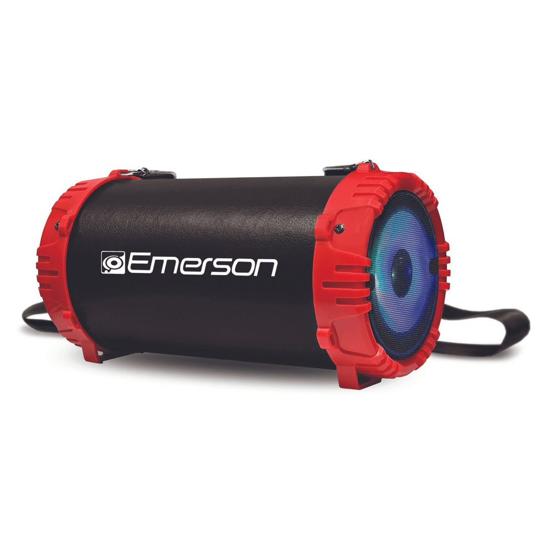 Emerson Portable Bluetooth Speaker LED Lighting EAS-3001 Carrying Strap Red Image 12