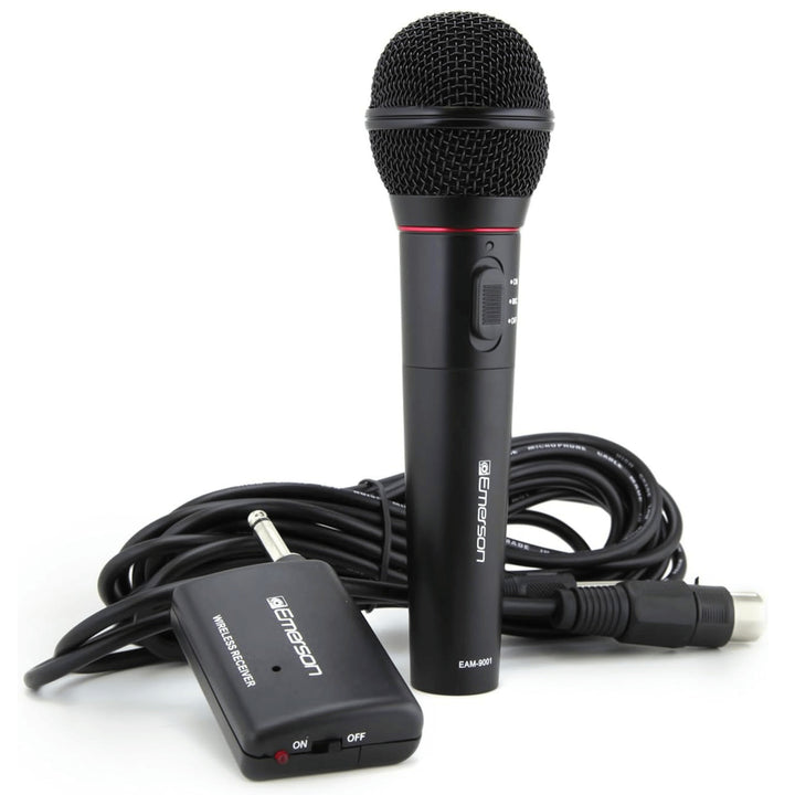 Emerson Wireless Microphone Kit EAM-9001 Professional Sound Lightweight Mobile Image 8