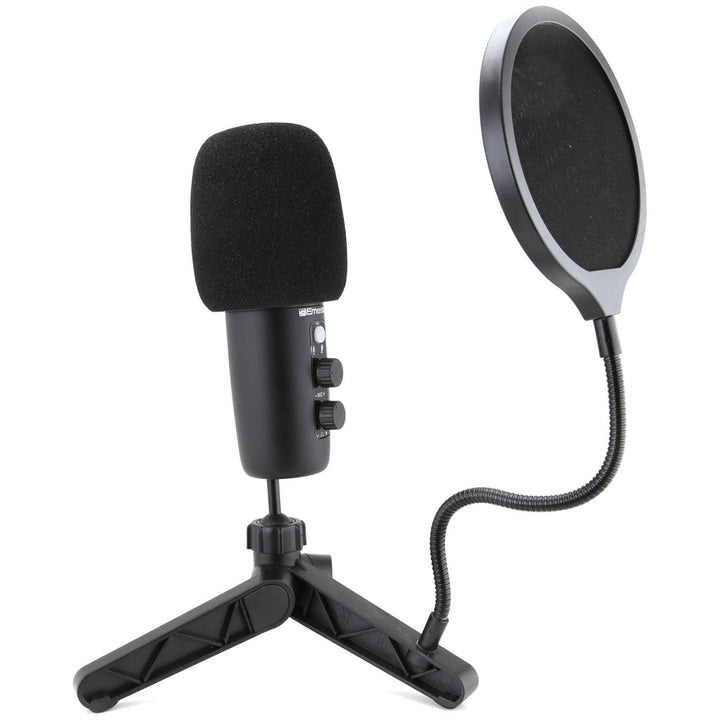 Emerson USB Gaming Streaming Microphone LED Lighting Pop Filter Model EAM-9052 Image 10