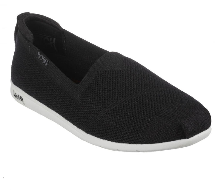 Skechers Womens Arch Fit Plush - Breezy Babe Slip-On Black - 114109-BLK BLACK Image 2