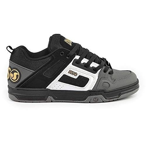 DVS Mens Comanche Skate Shoe Black/White/Charcoal - DVF0000029-992 7.5 BLACK WHITE CHARCOAL NUBUCK Image 1