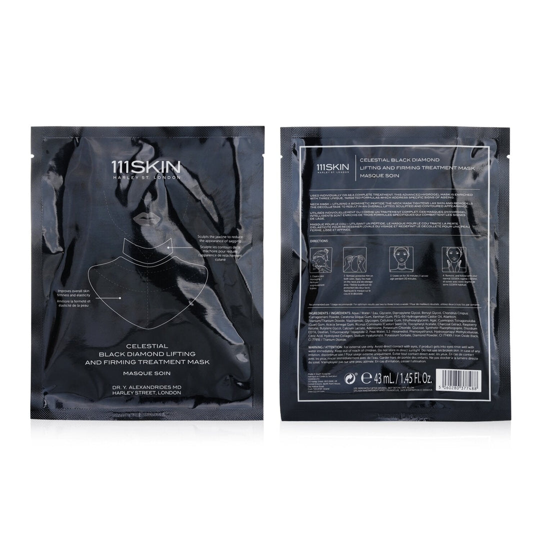 111Skin Celestial Black Diamond Lifting and Firming Treatment Mask (For Neck) 43ml/1.45oz Image 2