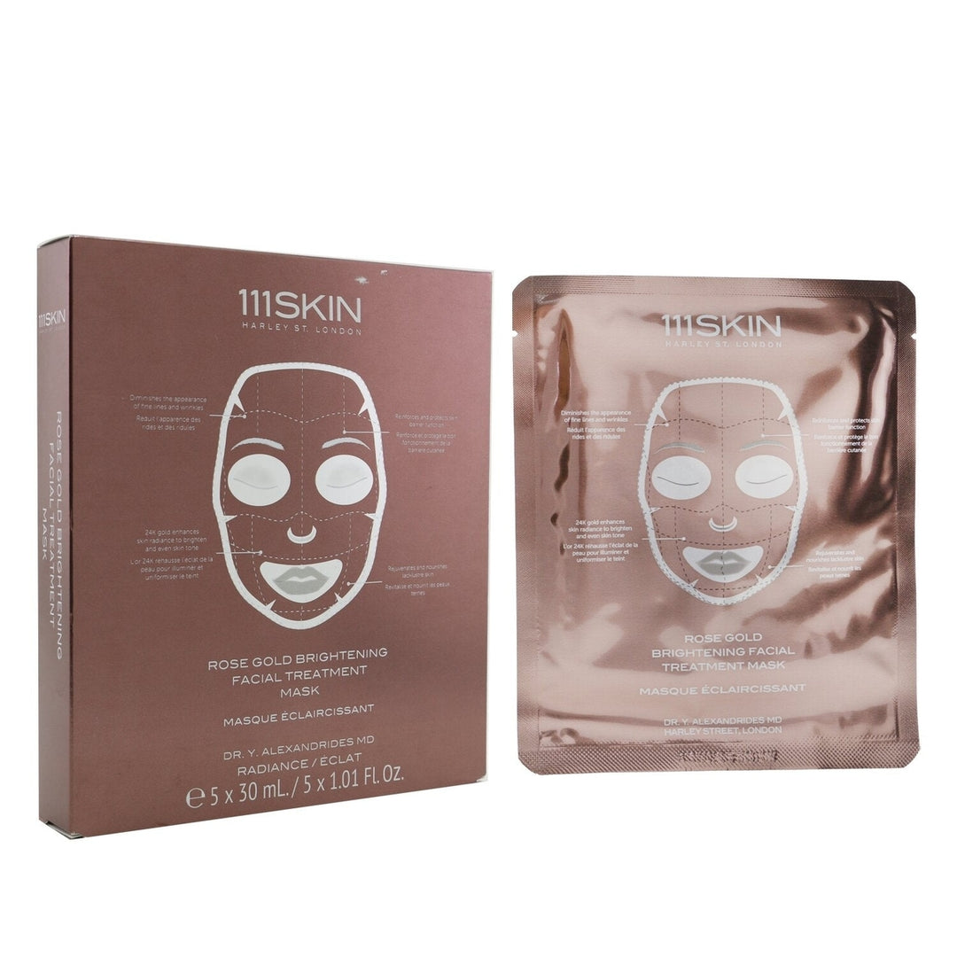 111Skin Rose Gold Brightening Facial Treatment Mask 30ml/1.01oz Image 4