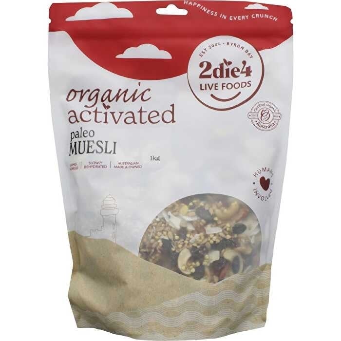 2die4 Live Foods Organic Activated Paleo Muesli 1kg Image 1