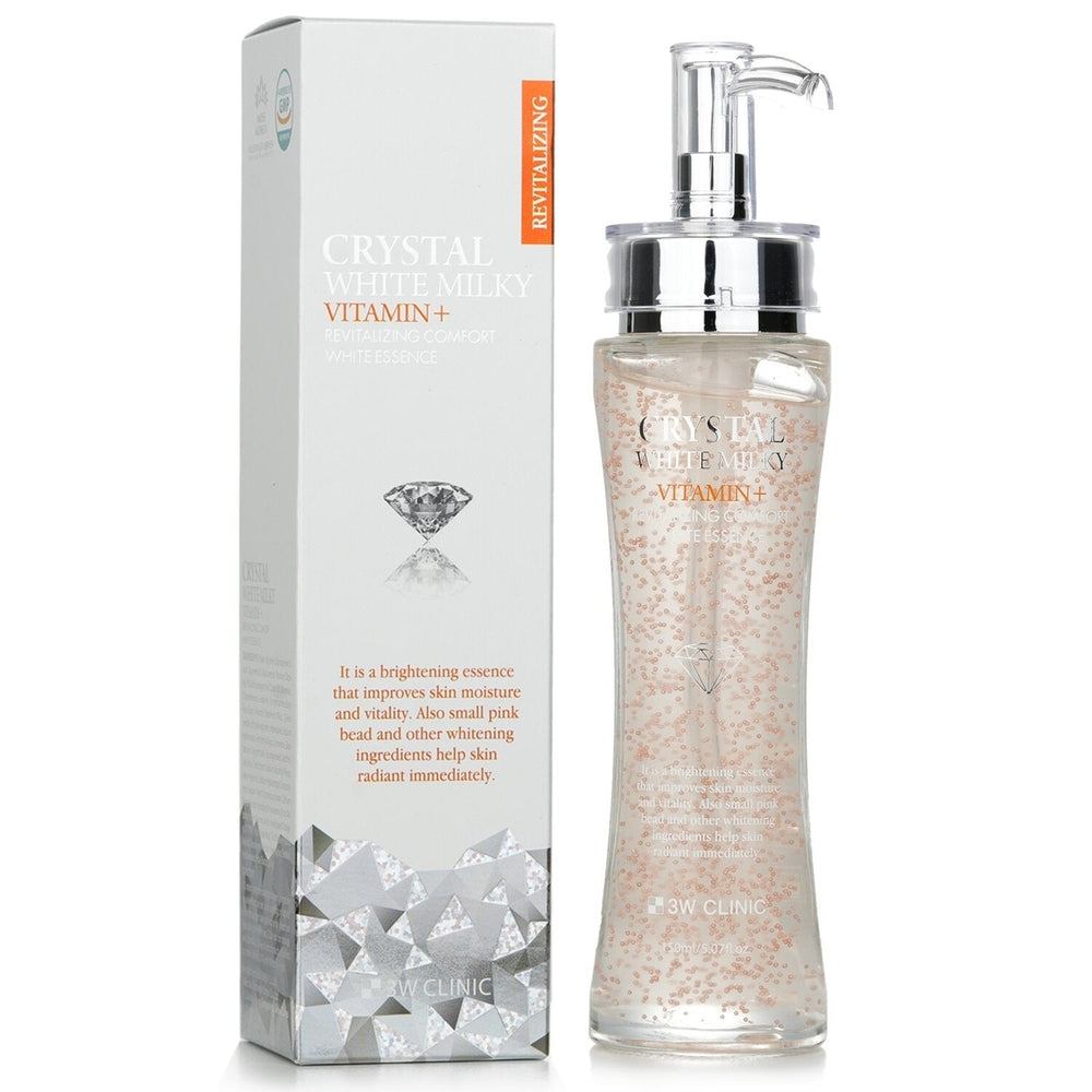 3W Clinic Crystal White Milky Essence Vitamin+ 150ml/5.07oz Image 2