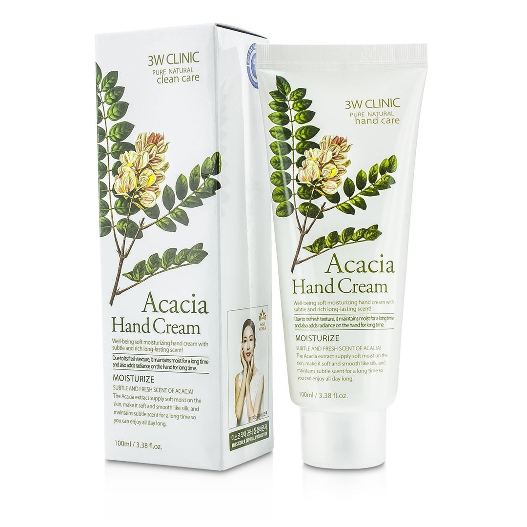 3W Clinic Hand Cream - Acacia 100ml/3.38oz Image 1