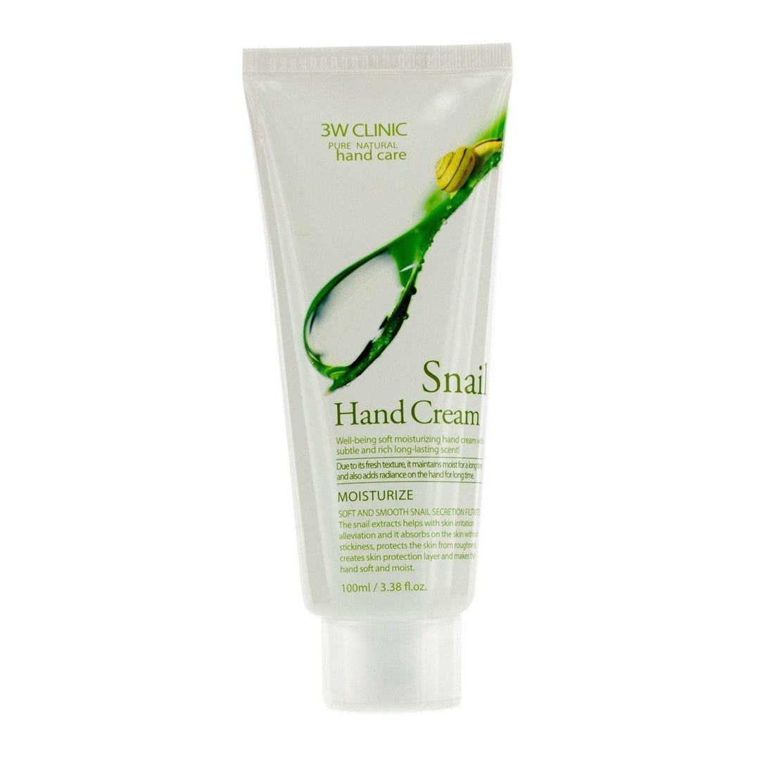 3W Clinic Hand Cream - Snail 100ml/3.38oz Image 1