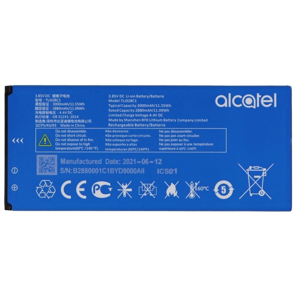 Alcatel Replacement 3000mAh / 3.85V Li-ion Battery for Alcatel (TLi028C1) Image 2