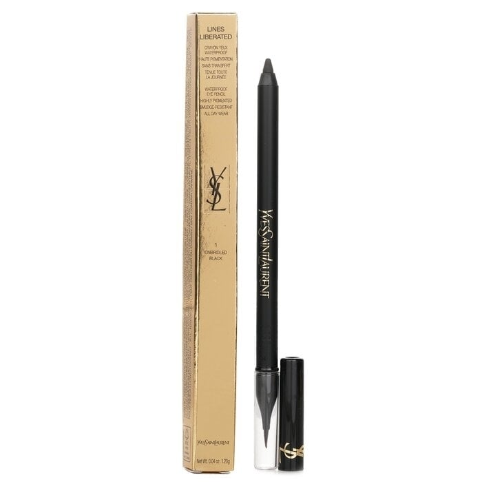 Yves Saint Laurent - Lines Liberated Waterproof Eye Pencil - 01 Unbridled Black(1.2g) Image 1