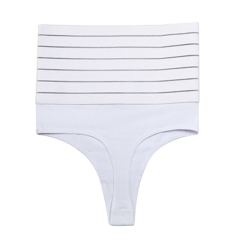 Women Fashion High Waist Shaping Thong Breathable Body Shaper Slimming Tummy Underwear Butt Lifter Seamless Panties Image 9