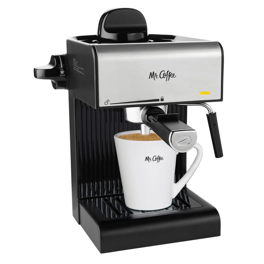 Mr. Coffee Caf Steam Espresso and Cappucino Machine with Milk Frothing Wand Image 1